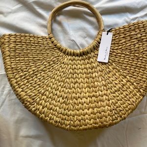 Michael stars new with tags 100% vegetable straw material